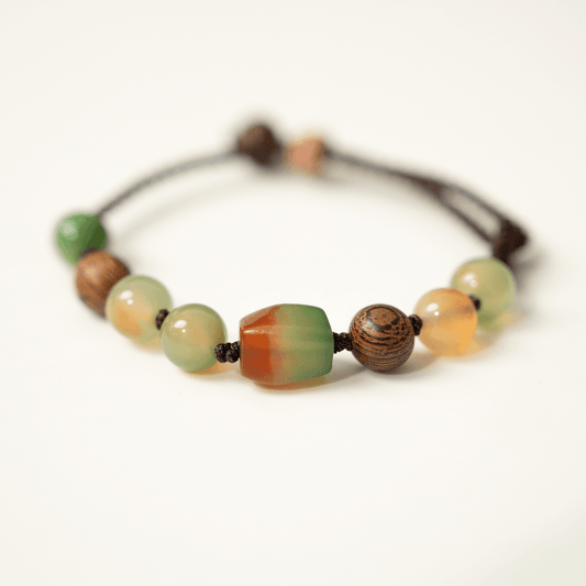 Peacock Agate Bracelet